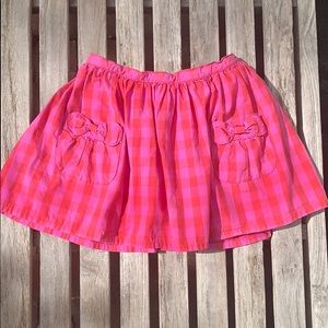 Lands’ End Checked Skort